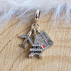 Párizs emlék charm