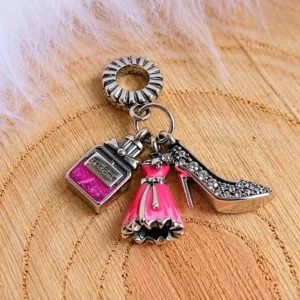Pink glamour charm